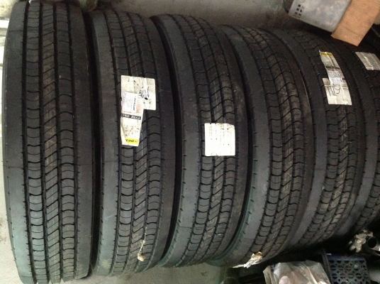 ยางรถบรรทุกยี้ห้อดันลอป ยาง1000 ยางใหม่เมคอินเจแปน