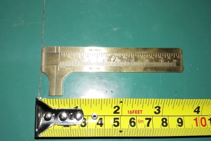 ขายเวอร์เนียทองเหลืองHUTTER Made in Germany.