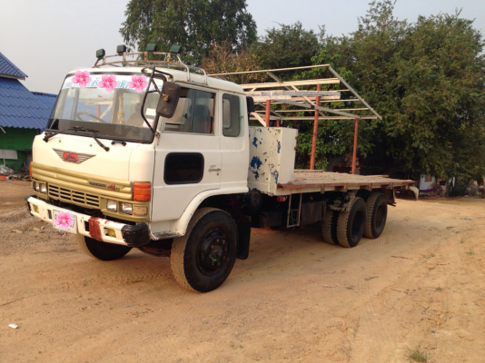 ขายรถบรรทุก 10 ล้อเทรลเลอร์ HINO KT925 เครื่อง HO7C 185 แรงม้าเพลาเดี่ยว ใส่หัวF18 ราคา 470000