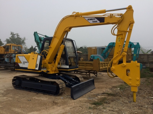 ขายรถขุด KOBELCO SK60-1 มาคทรี พร้อมหัวเจาะหัวกระแทก ขายรถขุด KOBELCO SK60-1 มาคทรี พร้อมหัวเจาะหัวกระแทก