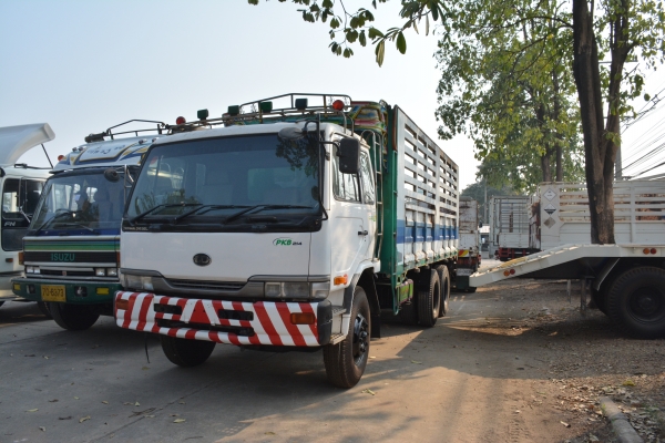 NISSAN UD CDA214M    250 hp กระบะเหล็กยาว 6.20 m