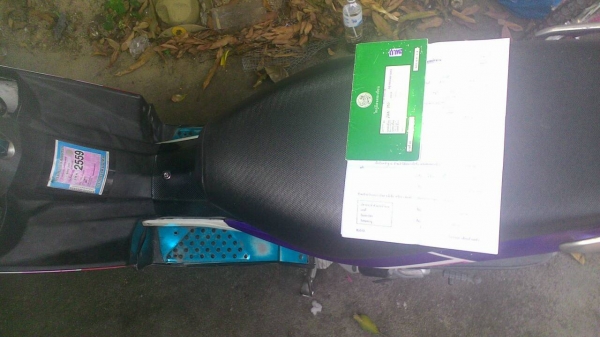 .มอไซค์นูโว เครื่องดีไม่ดังเอกสารครบภาษีไม่ขาด