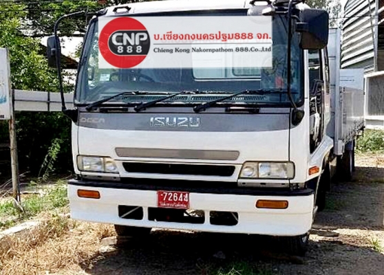 SK-60 ISUZU DECA เครน 3 ตัน 4 ปลอก+กระบะเหล็ก 6 ล้อ รถสวยสภาพพร้อมใชั