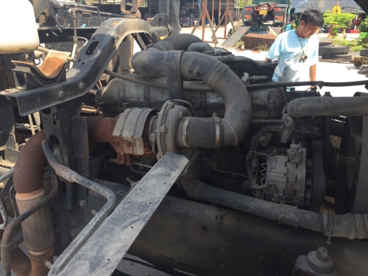 6ล้อช่วงดั้ม220แรง...หัว-คัสซี NISSAN UD CPA87E-01549 รถห้างแท้ๆ เครื่อง FE6-504296D..เล่มพร้อม