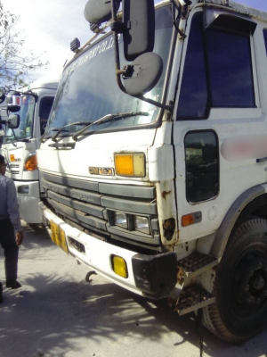 6ล้อช่วงดั้ม220แรง...หัว-คัสซี NISSAN UD CPA87E-01549 รถห้างแท้ๆ เครื่อง FE6-504296D..เล่มพร้อม