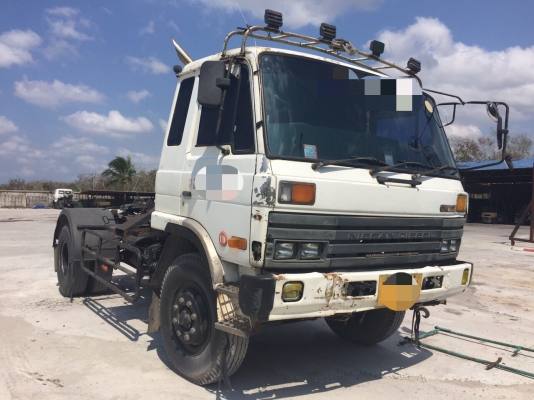 6ล้อช่วงดั้ม220แรง...หัว-คัสซี NISSAN UD CPA87E-01549 รถห้างแท้ๆ เครื่อง FE6-504296D..เล่มพร้อม