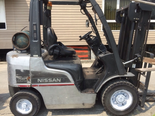 NISSAN Forklift รุ่นล่าสุด ขนาด 2 ตัน เสา 3 เมตร