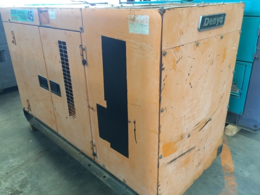 Denyo DCA-45SPI ตู้ส้ม สภาพสวยมาก ๆ ขายไม่แพง นำเข้าจากญี่ปุ่น ไม่เคยใช้งานในไทยครับ