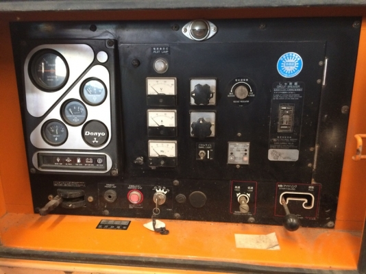 Denyo DCA-45SPI ตู้ส้ม สภาพสวยมาก ๆ ขายไม่แพง นำเข้าจากญี่ปุ่น ไม่เคยใช้งานในไทยครับ