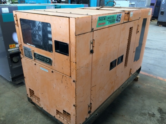 Denyo DCA-45SPI ตู้ส้ม สภาพสวยมาก ๆ ขายไม่แพง นำเข้าจากญี่ปุ่น ไม่เคยใช้งานในไทยครับ