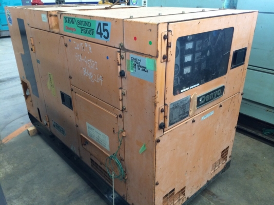 Denyo DCA-45SPI ตู้ส้ม สภาพสวยมาก ๆ ขายไม่แพง นำเข้าจากญี่ปุ่น ไม่เคยใช้งานในไทยครับ