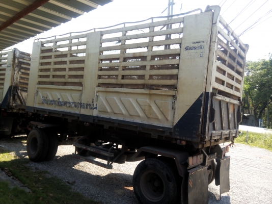 ขายหางพ่วงดัมพ์สามมิตร 2 เพลาปี 2554 รั้ว 7 ขั้น ราคา 400000