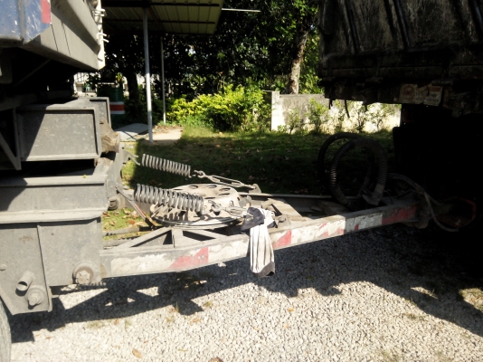 ขายหางพ่วงดัมพ์สามมิตร 2 เพลาปี 2554 รั้ว 7 ขั้น ราคา 400000