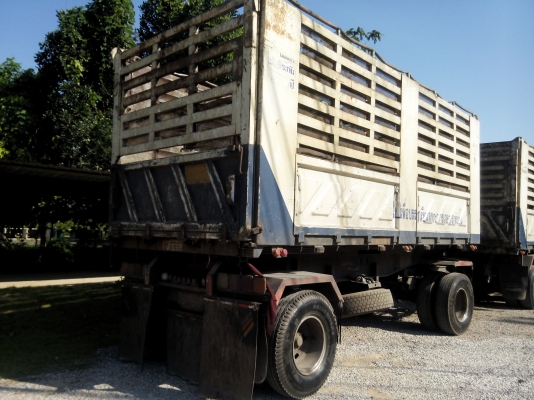 ขายหางพ่วงดัมพ์สามมิตร 2 เพลาปี 2554 รั้ว 7 ขั้น ราคา 400000