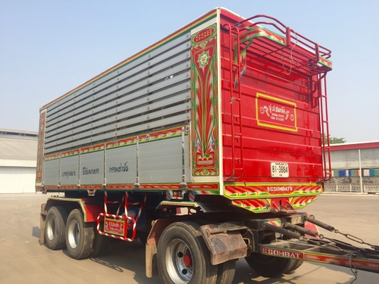 ลูกพ่วงดั้มมิเนียมคอกเกษตร3เพลายาว6.40มอู่ ส.สมบัติปี55 สวยจัด