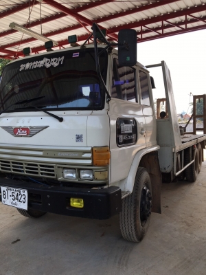 ขายรถบรรทุก10ล้อเทลเลอร์ บรรทุกรถเกี่ยว ฮีโน่