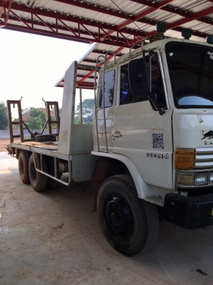 ขายรถบรรทุก10ล้อเทลเลอร์ บรรทุกรถเกี่ยว ฮีโน่