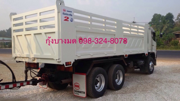 ขายรถพ่วง Hino เครื่อง 344 แรง ปี 55 กระบะดัมพ์สามมิตรต่อใหม่ ลูก 3 เพลาแท้ ปี 51 ยางใหม่ ทะเบียนพร้อม