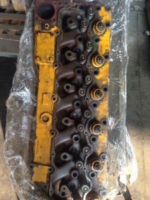 ขายฝาสูบรถแทรกเตอร์ D-5-D  43-V หัวแชมเมอร์ ฝาบาง ฝานอกสภาพสวยมาก ขายพร้อมฝาครอบวาวกระเดื่องวาว