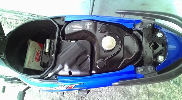 เวฟ 110i ปี55 สีน้ำเงิน-ขาว เดิมๆ ตามรูปครับ