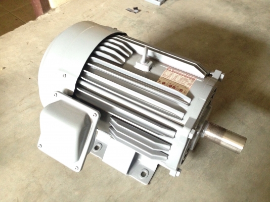 ขายมอเตอร์ Mitsubishi 5HP. 1450rpm. 220V SCL-KR ไฟบ้าน สภาพสวยเดิมๆ วิ่งนิ่ม พร้อมใช้งาน