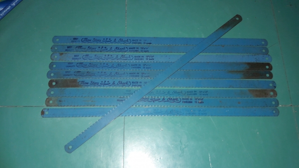 ขายใบเลื่อยเหล็กสวีเดนฉลามสามดาวThree Stars &amp;Shark Made in Sweden.