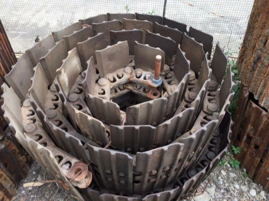 โซ่พร้อมใบเก่า kobelco sk120-3-5 ใบยาว 50 ซม เส้นละ 38,000 โซ่พร้อมใบเก่า kobelco sk120-3-5 ใบยาว 50 ซม เส้นละ 38,000