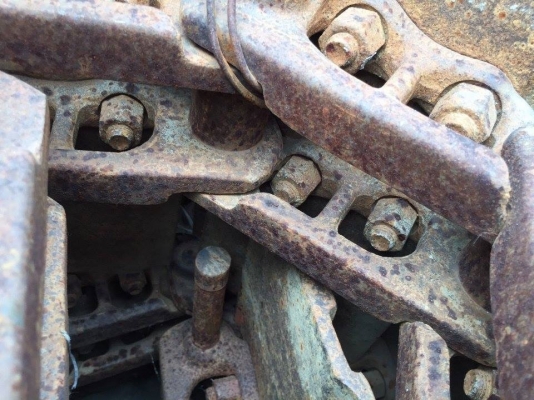 โซ่พร้อมใบเก่านอกญี่ปุ่น komatsu pc60-6-7