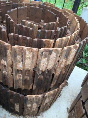 โซ่พร้อมใบเก่า komatsu pc120-1-3 เส้นละ 40,000 โซ่พร้อมใบเก่า komatsu pc120-1-3 เส้นละ 40,000