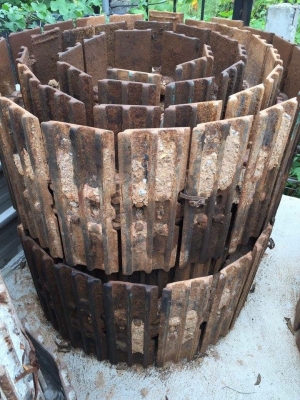 โซ่พร้อมใบเก่า komatsu pc120-1-3 เส้นละ 40,000 โซ่พร้อมใบเก่า komatsu pc120-1-3 เส้นละ 40,000