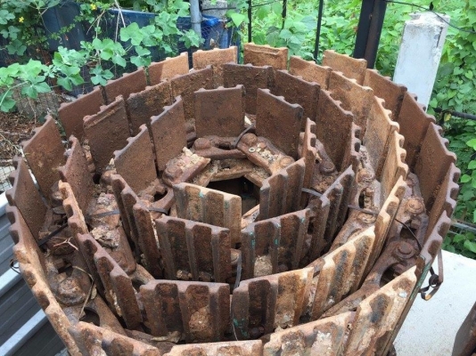 โซ่พร้อมใบเก่า komatsu pc120-1-3 เส้นละ 40,000 โซ่พร้อมใบเก่า komatsu pc120-1-3 เส้นละ 40,000