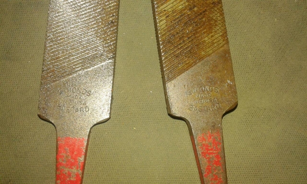 ขายตะไบเหล็กขนาดยาว14" งานเก่าเมกาด้ามแดงSIMONDS Made in USA.