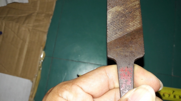 ขายตะไบเหล็กขนาดยาว14" งานเก่าเมกาด้ามแดงSIMONDS Made in USA.