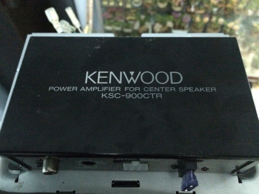 KENWOOD KSC-900CTR ชุดลำโพงCENTER พร้อมPOWER AMP 5.1CH มือ2 ญี่ปุ่น