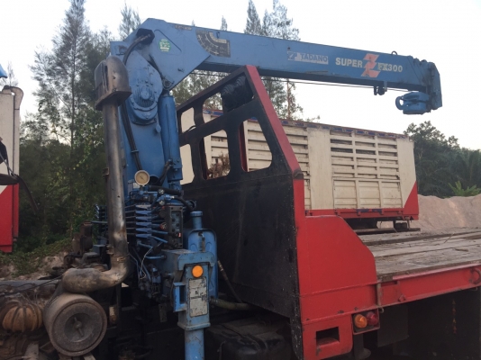 ขายรถบรรทุก 10 ล้อเทรลเลอร์ MITSUBISHI FN527 ติดเครนทานาโน่ 3 ตัน ราคา 880000