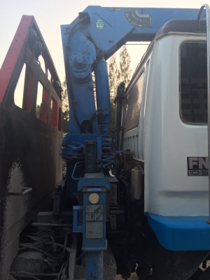 ขายรถบรรทุก 10 ล้อเทรลเลอร์ MITSUBISHI FN527 ติดเครนทานาโน่ 3 ตัน ราคา 880000