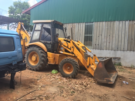 ตักหน้าขุดหลังเพลาเดียว JCB3CX..ไมล์ข้าง รถสวย..เล่มพร้อม