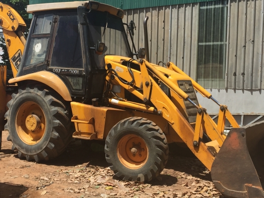 ตักหน้าขุดหลังเพลาเดียว JCB3CX..ไมล์ข้าง รถสวย..เล่มพร้อม