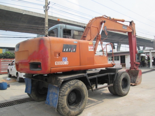 ขายรถขุดล้อยาง HITACHI EX100WD-3C มือสอง สภาพสวย พร้อมใช้งาน ขายรถขุดล้อยาง HITACHI EX100WD-3C มือสอง สภาพสวย พร้อมใช้งาน