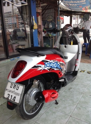 Honda Scoopy-i ลายแอคทีฟบอย รถปี55 หัวฉีดประหยัดน้ำมัน สวยๆราคาถูก