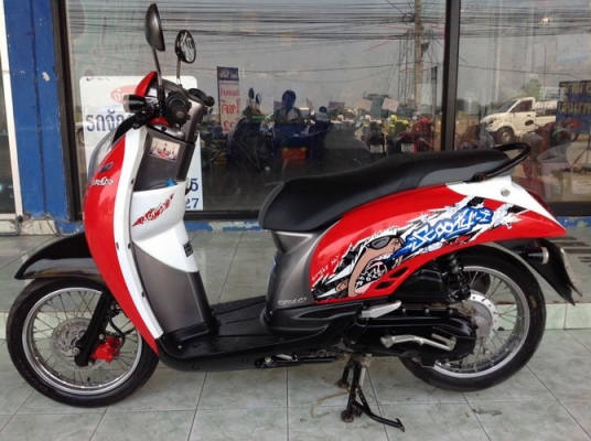 Honda Scoopy-i ลายแอคทีฟบอย รถปี55 หัวฉีดประหยัดน้ำมัน สวยๆราคาถูก