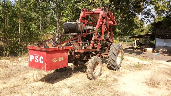 รถคีบไม้/คีบอ้อย YANMAR EF453T-45 แรง คีบหลัง PSC-ป.เสรีโชคชัย ฯ บูมเดี่ยว เล่มทะเบียนครบ **  ขาย รถคีบอ้อย/คีบไม้ YANMAR EF453T 45HP 4WD ปี51 วางเครื่อง NISSAN TD27-T เครื่องเทอร์โบ แน่น แรงดี ครับ เกียร์เดิม ครับ เกียร์ดี เข้าง่าย