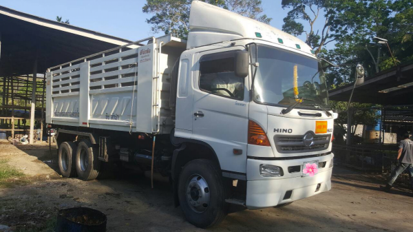 ขายรถบรรทุก 10 ล้อดัมพ์ HINO MEGA 344 แรงม้าปี 2533 ไมล์ 60000 กม.มีระบบลากพ่วง ราคา 2150000