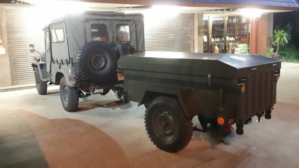 ลูกพ่วง (เทเลอร์) มิตซูแท้ ญี่ปุ่น มีผ้าใบปิด สภาพสวย 100\%