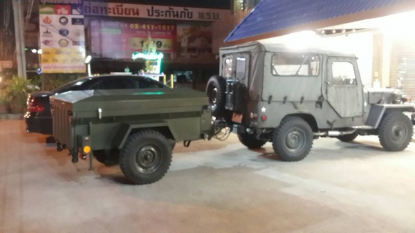 ลูกพ่วง (เทเลอร์) มิตซูแท้ ญี่ปุ่น มีผ้าใบปิด สภาพสวย 100\%