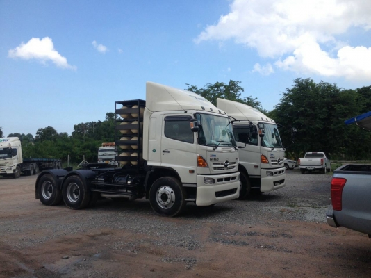 ขายรถบรรทุก 10 ล้อหัวลาก HINO MEGA 251 แรงม้า ติดแก็ส CNG ราคา 2300000