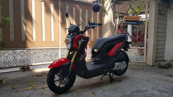 ขออนุญาติขาย HONDA ZOOMER-X 110i สีแดงดำ วิ่ง 9,xxx กิโลเมตร