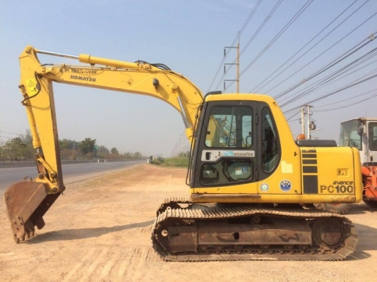 ขายรถแบคโฮ KOMATSU PC100-6 สภาพสวยพร้อมใช้งาน รถนอกนำเข้าจากญี่ปุ่น มีVDOการทำงานครับ