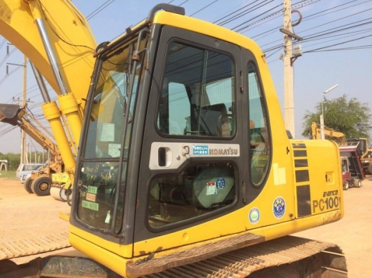ขายรถแบคโฮ KOMATSU PC100-6 สภาพสวยพร้อมใช้งาน รถนอกนำเข้าจากญี่ปุ่น มีVDOการทำงานครับ