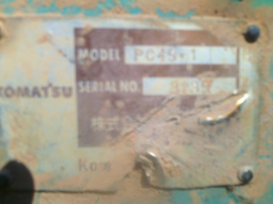 ขายรถแบคโฮ KOMATSU PC45-1 ราคา 350000